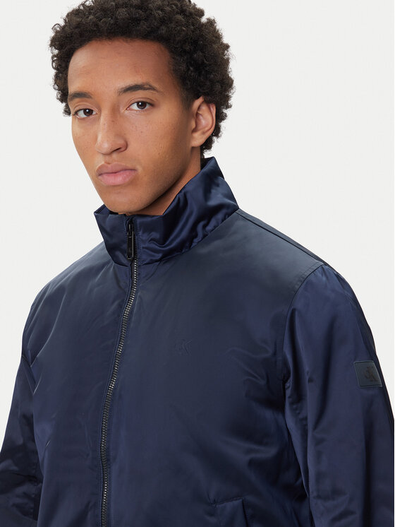 Calvin Klein Jeans Calvin Klein Jeans Μπόμπερ μπουφάν Harrington LV04RC516G Σκούρο μπλε Regular Fit