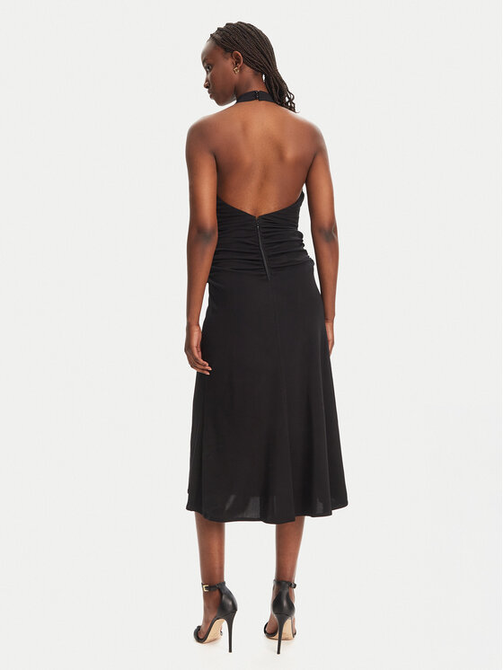 Elisabetta Franchi Elisabetta Franchi Koktel haljina AB-719-52E2-V560 Crna Regular Fit