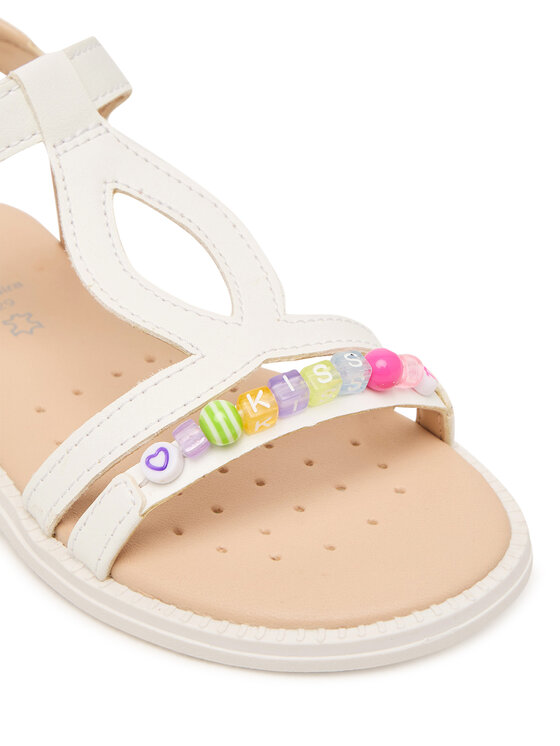Geox Geox Sandále Jr Sandal Karly J6535H 000BC C1000 S Biela