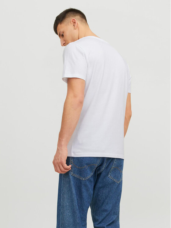 Jack & Jones Jack & Jones T-Shirt Corp 12233999 Biały Standard Fit