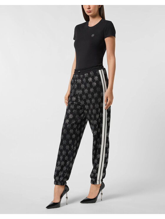 PHILIPP PLEIN PHILIPP PLEIN Spodnie dresowe 26351 Czarny