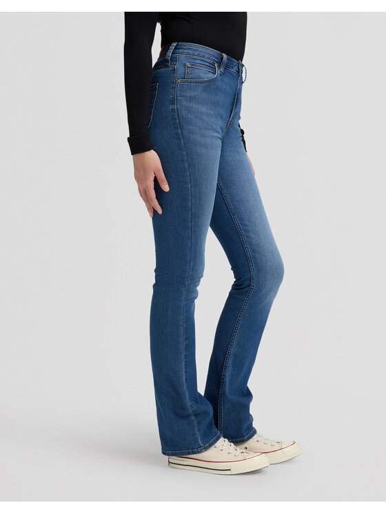 Lee Lee Jeansy BREESE BOOT Niebieski Bootcut Fit