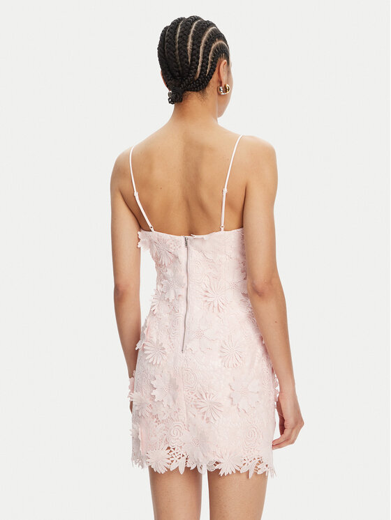 Bardot Bardot Koktejlové šaty 59826DB Růžová Regular Fit