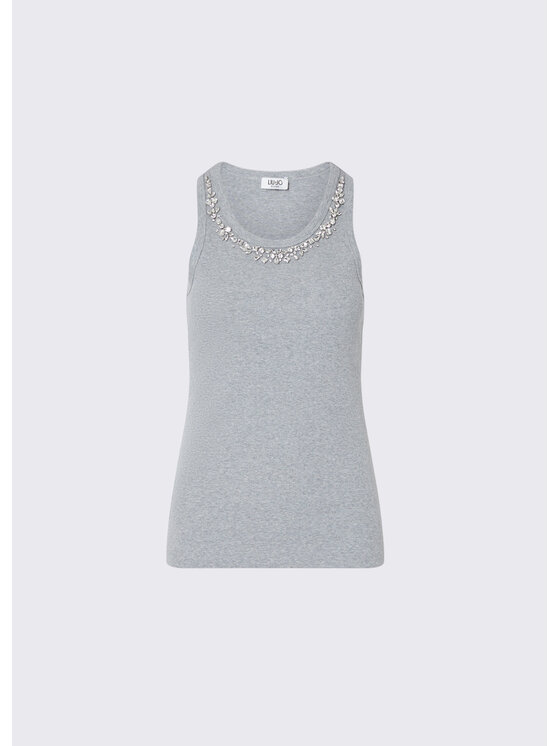 Liu Jo Liu Jo Top WF6408J4822L9559 Grigio Regular Fit
