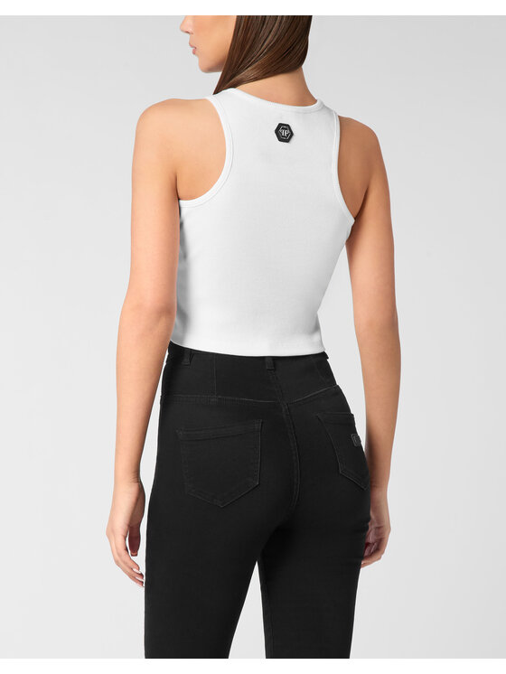 PHILIPP PLEIN PHILIPP PLEIN Tank top 24205 Biela