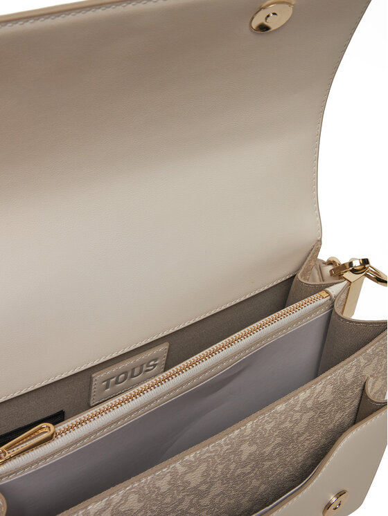 TOUS TOUS Дамска чанта Kaos Mini Lines Audree 2002183301 Бежов