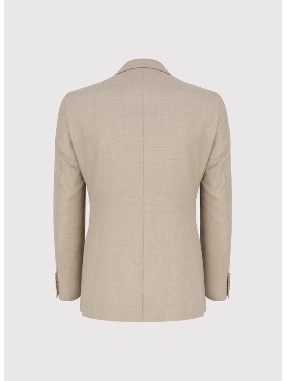 Pako Lorente Pako Lorente Marynarka P25SP-3G-038 Beżowy Super Slim Fit