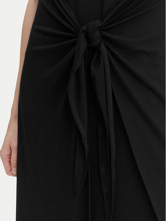 Emporio Armani Emporio Armani Sommerkleid EW003413 AF20240 UC001 Schwarz Regular Fit