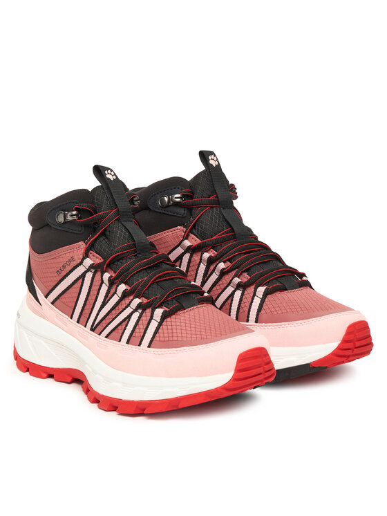 Jack Wolfskin Jack Wolfskin Turistiniai batai Wild Hike Texapore Mid A65580 Rožinė