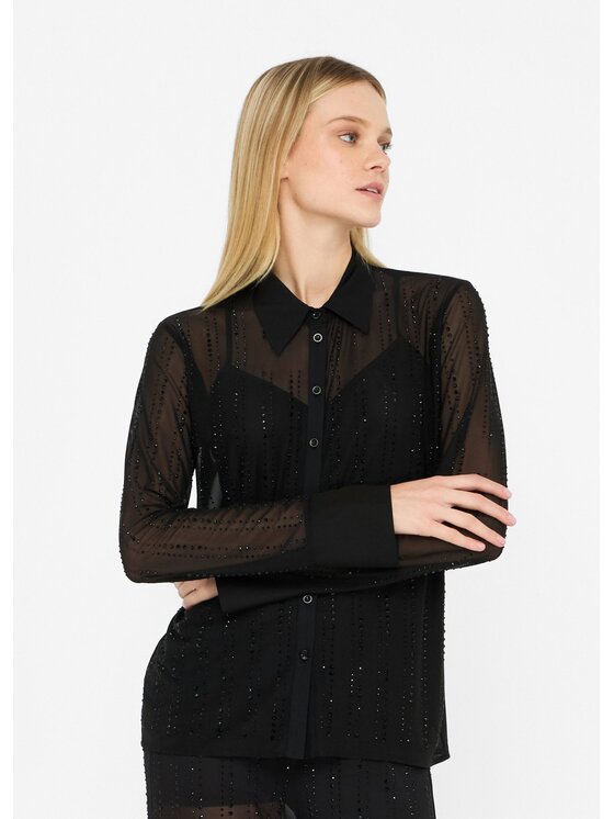 Liu Jo Liu Jo Camicia CF5056J496622222 Nero Regular Fit