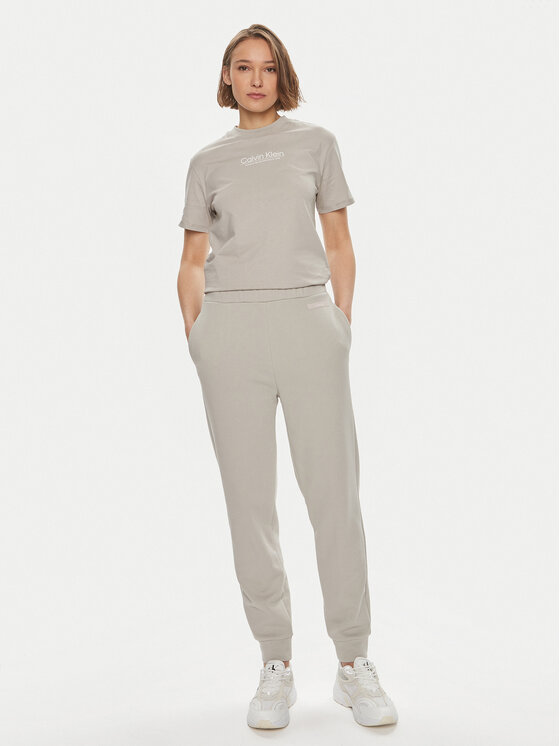 Calvin Klein Calvin Klein Tričko Coordinates K20K207005 Béžová Regular Fit