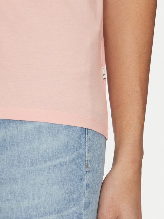 Guess Jeans Guess Jeans Majica M5GI23 K8HM0 Bež Slim Fit