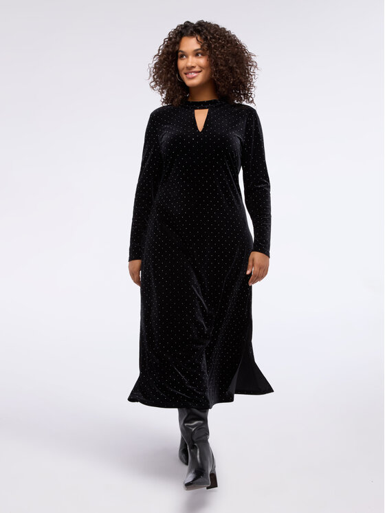 Fiorella Rubino Fiorella Rubino Vestito elegante 7003T001714N033 Nero A-Line Fit