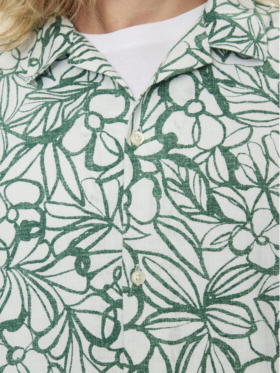 Gap Gap Koszula 885310-07 Zielony Regular Fit