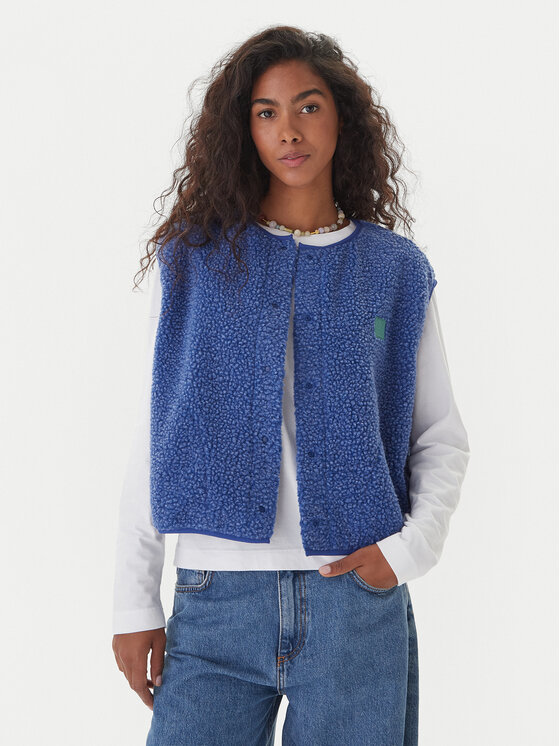Quiksilver Quiksilver Vestă elegantă EQWPF03002 Albastru Regular Fit