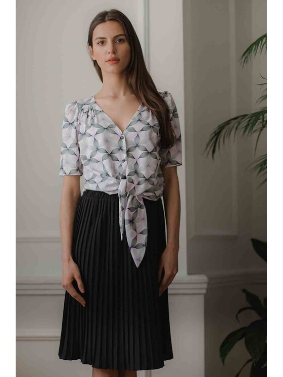 Lenitif Lenitif Bluzka L081 Kolorowy Regular Fit