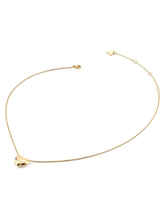 Guess Guess Naszyjnik JUBN05541JW-YG Złoty