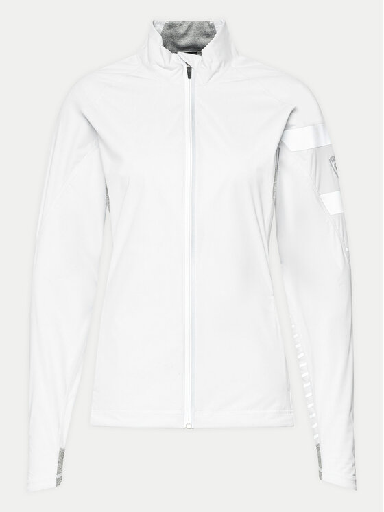 Rossignol Rossignol Felpa tecnica Poursuite RLIWJ20 Bianco Slim Fit