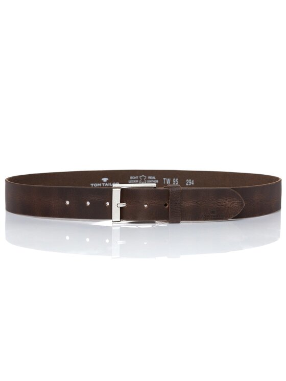 Tom Tailor Tom Tailor Cintura da uomo SOPO-TT294 Marrone