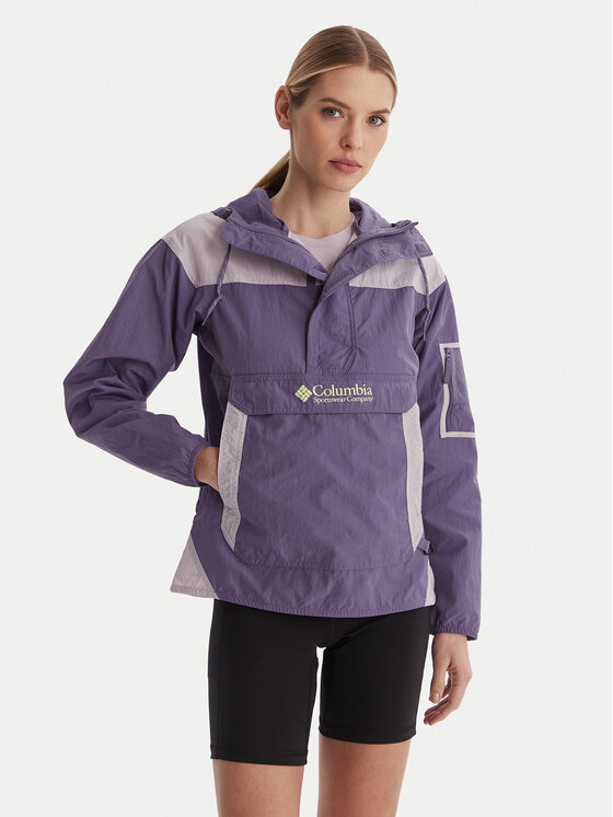 Columbia Columbia Bunda anorak Challenger™ II Windbreaker 2116592 Fialová Regular Fit