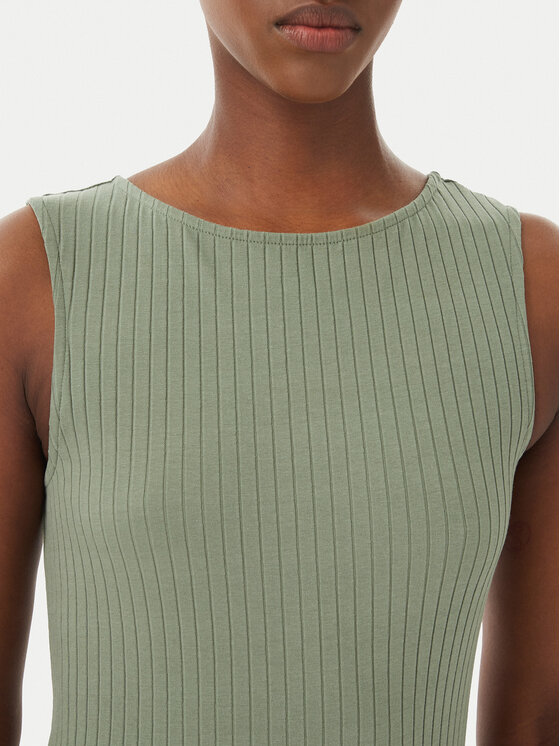 Vero Moda Vero Moda Igapäevane kleit Ruby 10343004 Khakivärviline Slim Fit