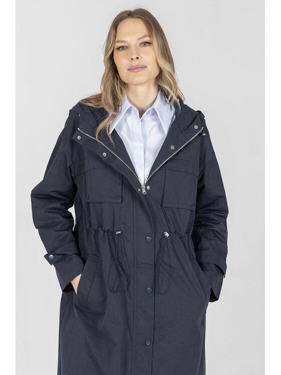 Deni Cler Milano Deni Cler Milano Kurtka przejściowa T-DC-9006-F2-10-59-1 Granatowy Regular Fit