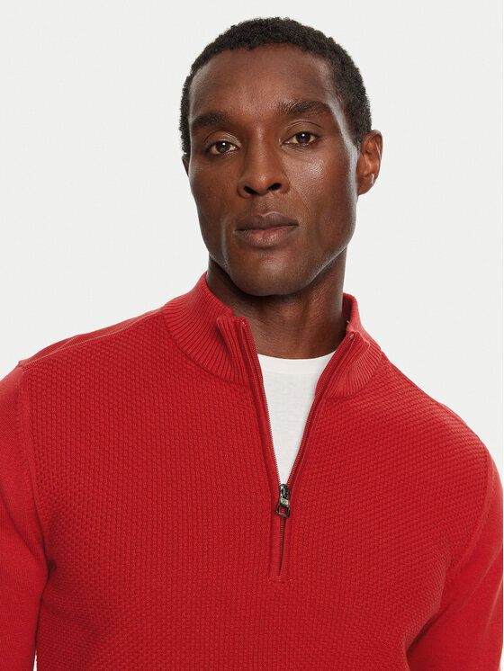 Pierre Cardin Pierre Cardin Sweter C5 51012.5065 Czerwony Regular Fit