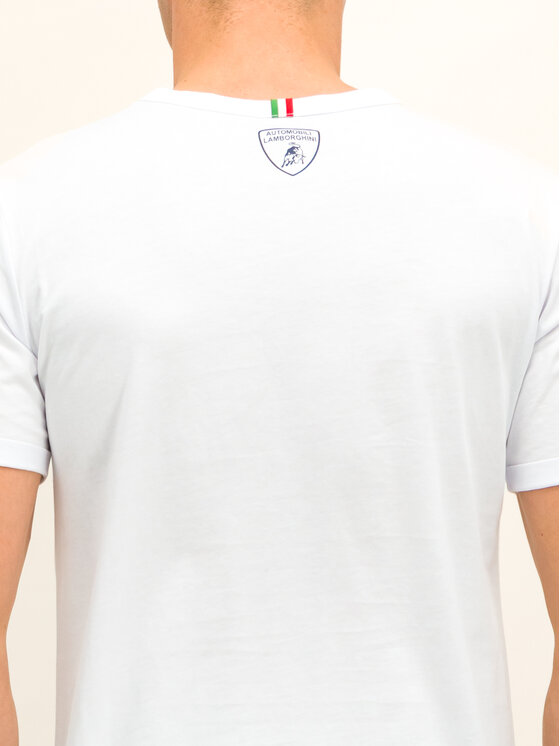 Lamborghini Lamborghini T-shirt B3XUB7S8 Bianco Regular Fit