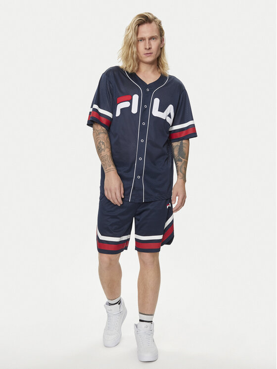 Fila Fila Sportske kratke hlače FAM0651 Tamnoplava Regular Fit