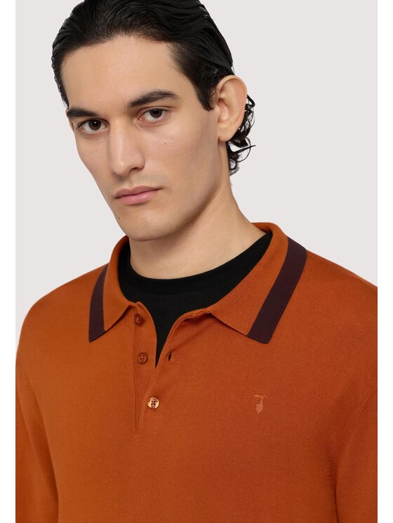 Trussardi Trussardi Cardigan M0198000021N022 Rosso Regular Fit