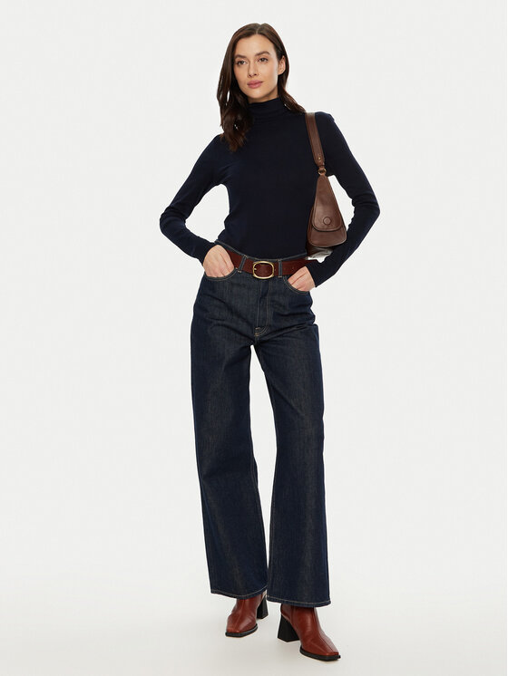 United Colors Of Benetton United Colors Of Benetton Golf 3GA2E2224 Tumesinine Slim Fit