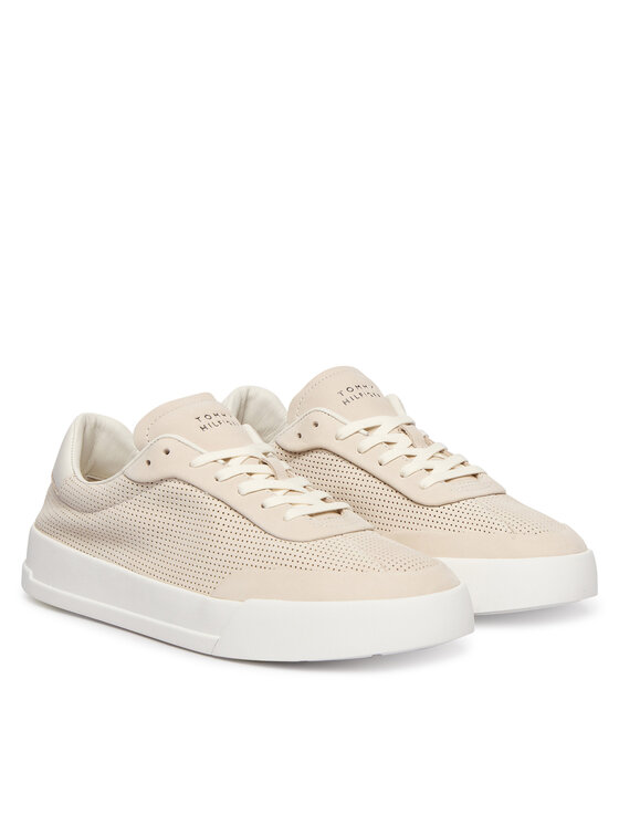 Tommy Hilfiger Tommy Hilfiger Sneakersy Th Court Best FM0FM05821 Beżowy