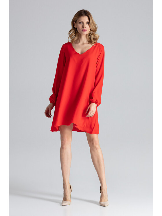 FIGL FIGLFIGL Vestito M566 Rosso Regular Fit