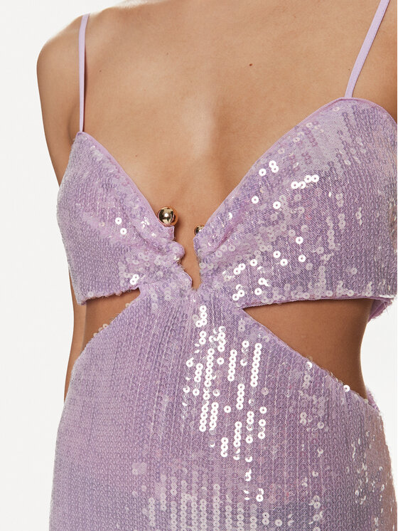 Patrizia Pepe Patrizia Pepe Kokteilinė suknelė 2A2710/A394-M505 Violetinė Regular Fit