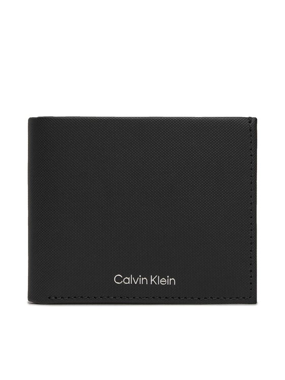 Portofel Mare pentru Bărbați Calvin Klein Ck Must Bifold 5Cc W/Coin K50K511381 Negru