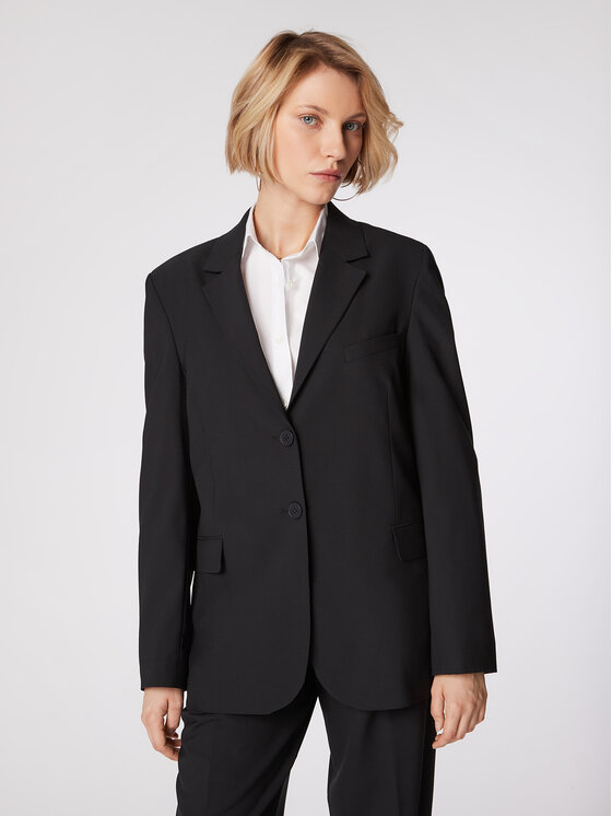 Simple Simple Sakoi MKD001 Crna Regular Fit