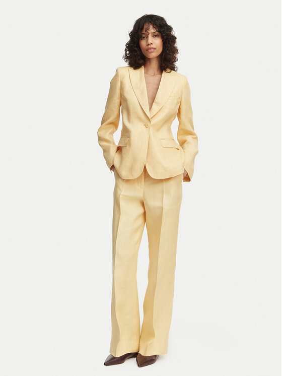 Weekend Max Mara Weekend Max Mara Sako Nalut 2615041072 Žltá Regular Fit
