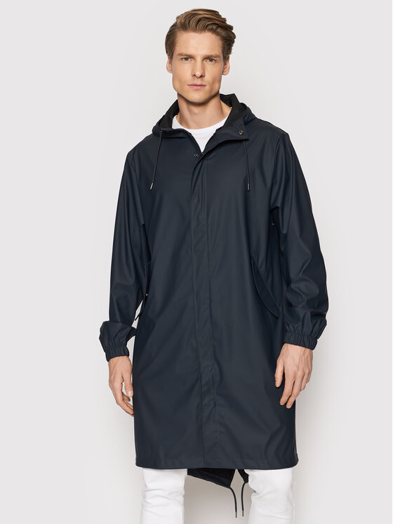 Rains Rains Nepremokavá bunda Unisex 18140 Tmavomodrá Regular Fit