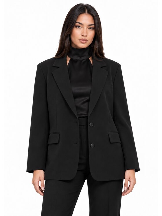 Agatha Studio Agatha Studio Marynarka A26ZS-3Z-K01 Czarny Oversize