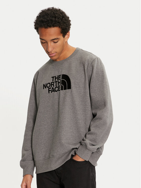 The North Face The North Face Bluza Drew Peak NF0A89EK Szary Regular Fit