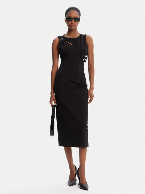 Versace Jeans Couture Versace Jeans Couture Ежедневна рокля 79HAO908 J0092 Черен Slim Fit