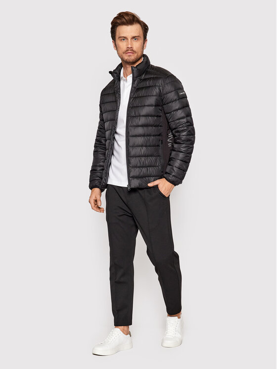 Calvin Klein Calvin Klein Demisezoninė striukė Recycled Side K10K108291 Juoda Regular Fit