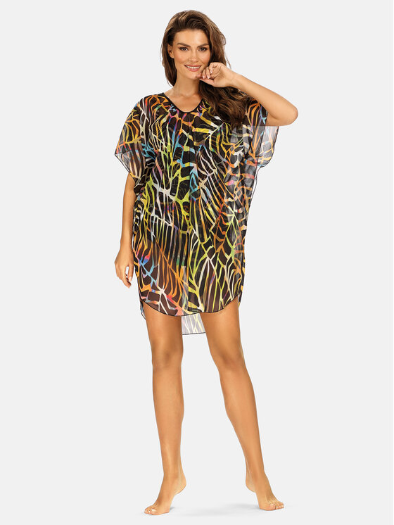 Feba Feba Vestito da spiaggia F122-2024 Nero
