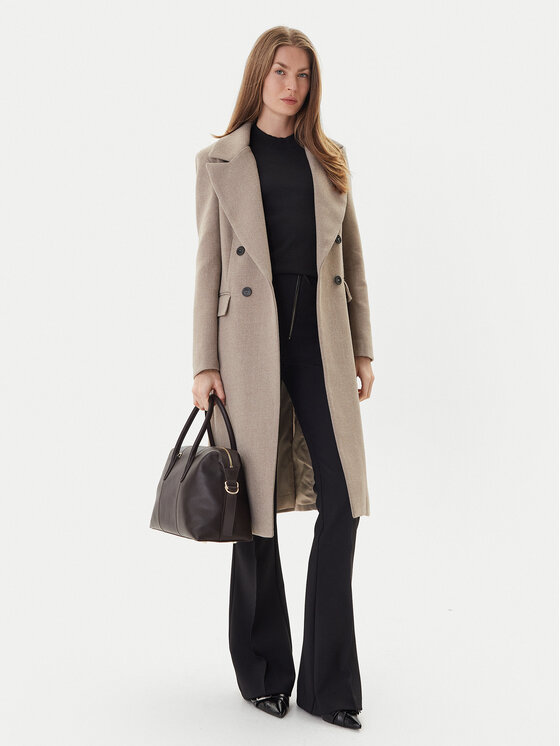 Maryley Maryley Übergangsmantel 25IB807/01SS Beige Regular Fit