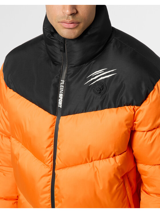 Plein Sport Plein Sport Giubbotto piumino 24023 Arancione Regular Fit