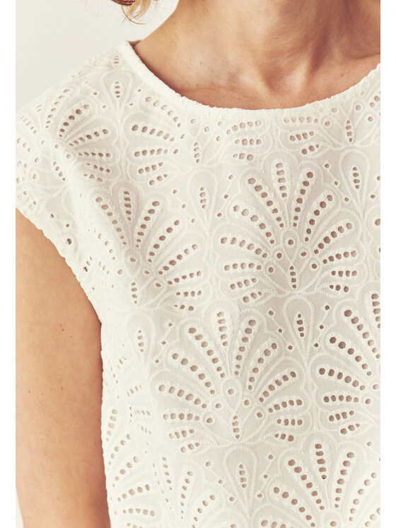 TATUUM TATUUM Blúzka BASITA Biela Classic Fit