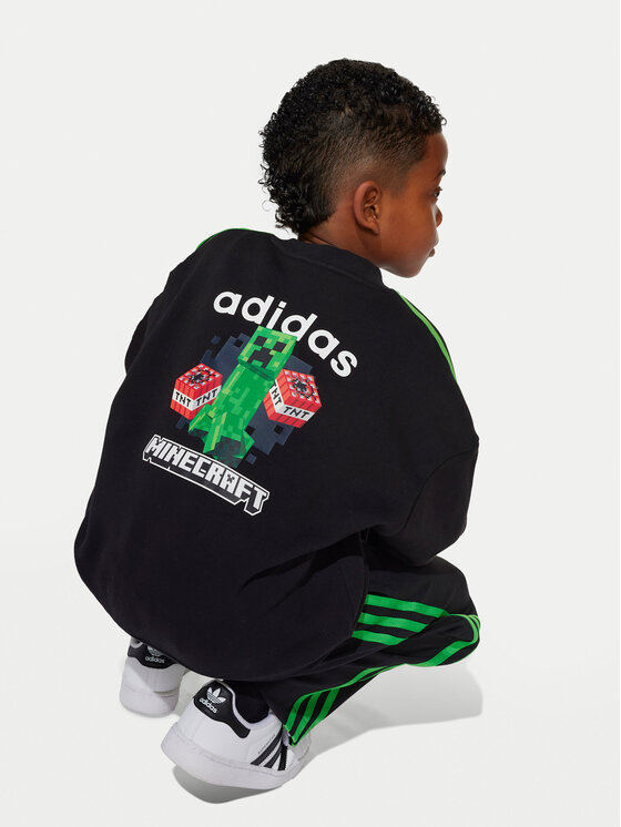 adidas adidas Melegítő Minecraft JW5331 Fekete Loose Fit
