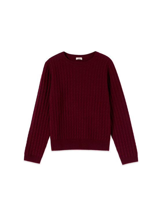Oltre Oltre Maglione M294J005548N029 Bordeaux Regular Fit