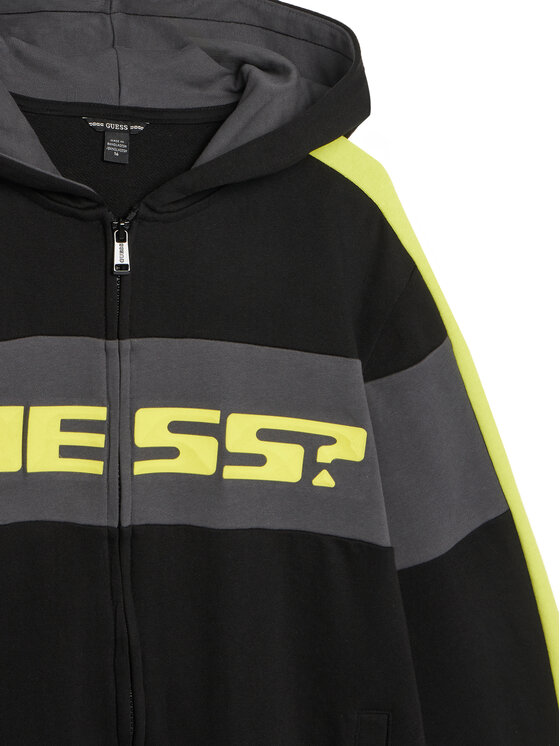 Guess Guess Džemperis L6RQ04 KA6R4 Juoda Regular Fit