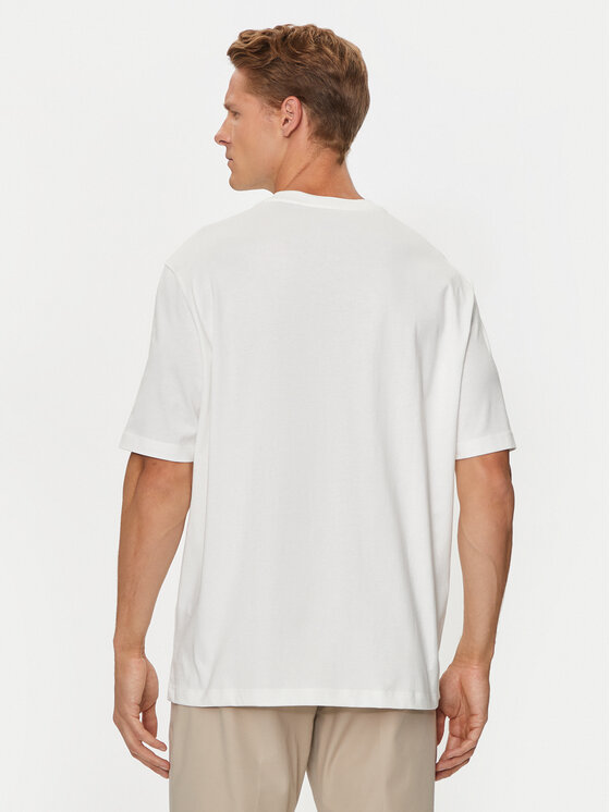 Armani Exchange Armani Exchange T-krekls 6DZTLE ZJ9JZ 1116 Balts Regular Fit